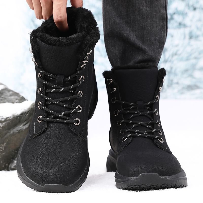 Mens Fashion Chinos - Men Winter Snow Boots for Waterproof