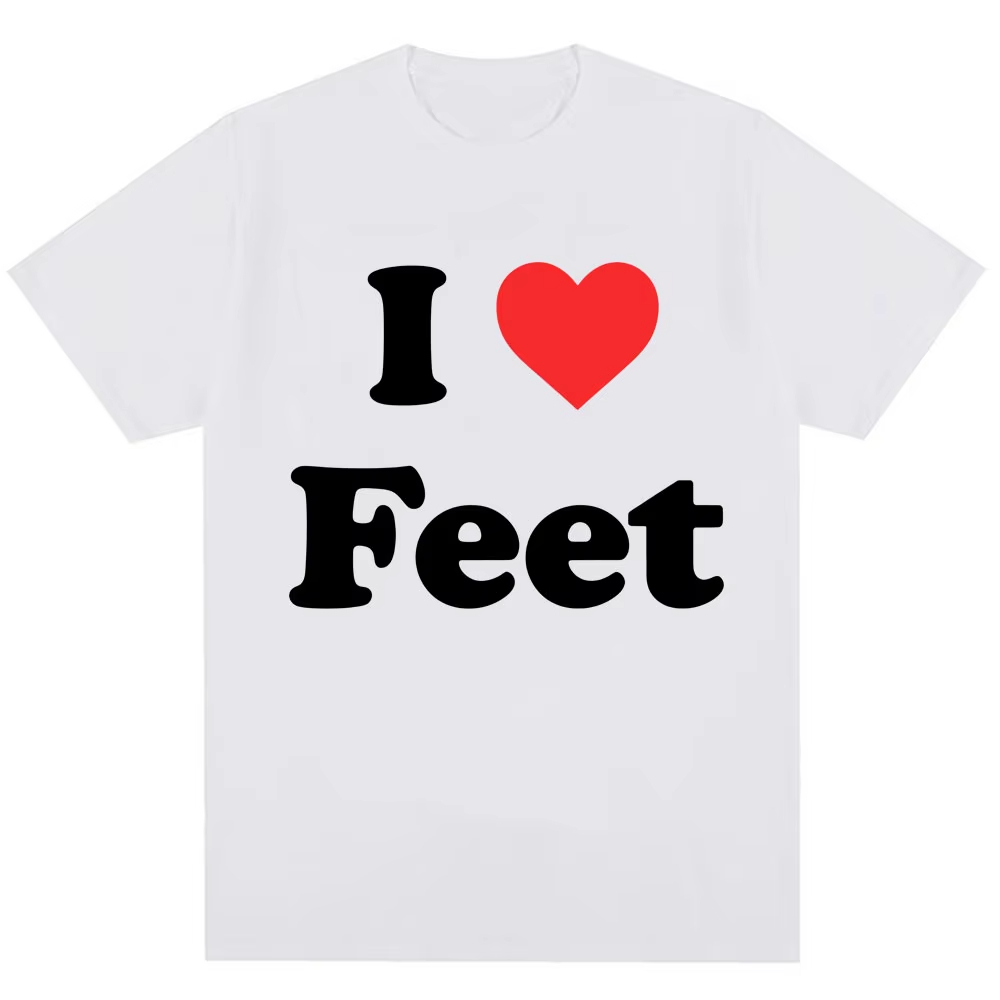 Men'S Fashion Quotes - Funny I Love Feet Graphic Print