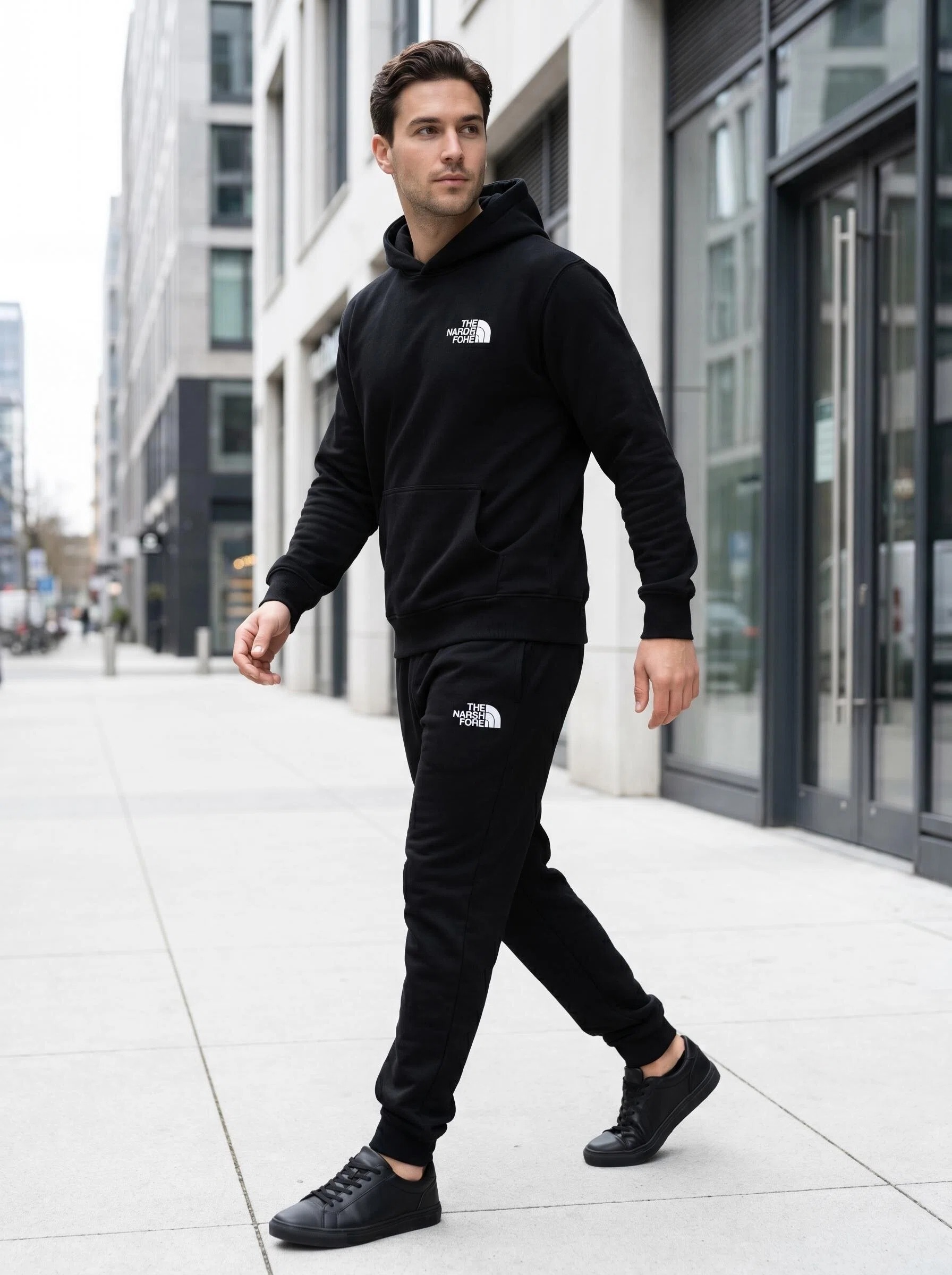Men'S Fashion Hoodie - Men's Autumn and Winter Sportswear Set