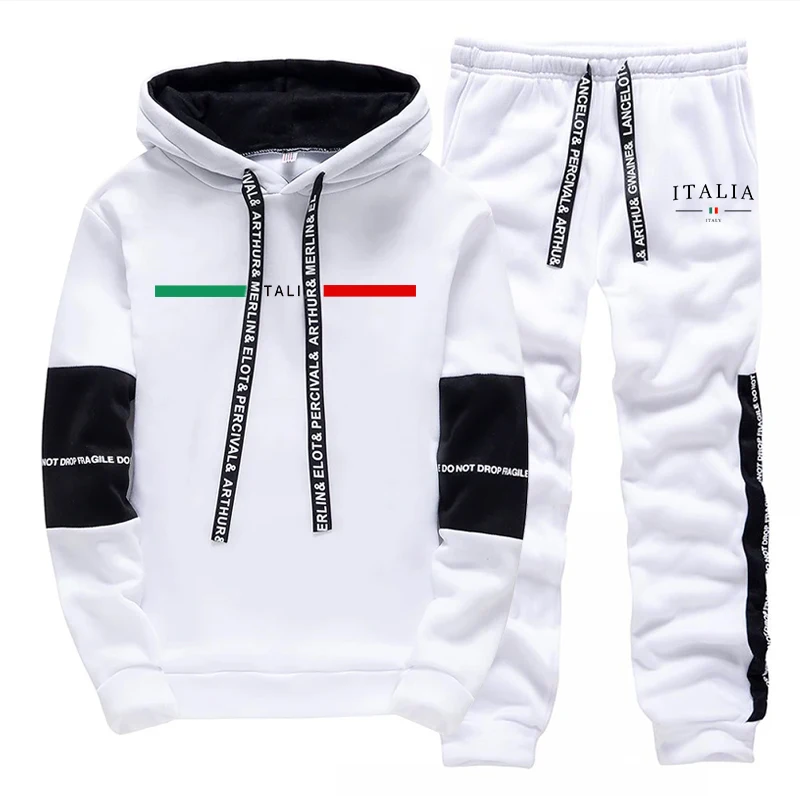 Men'S Fashion Hoodie - Fashion Mens Tracksuit Print Casual Sweatshirts