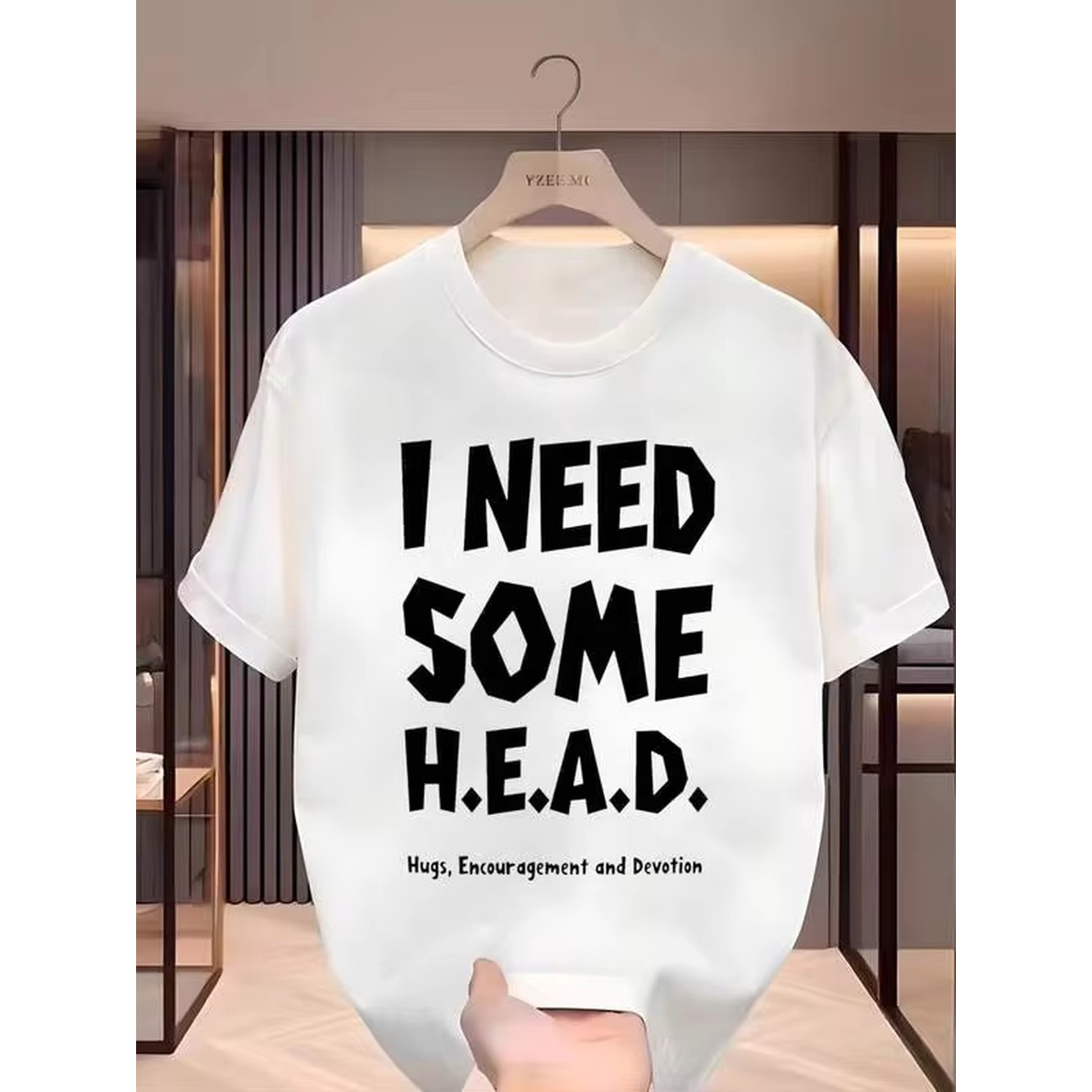 Men'S Fashion Oversized T Shirt - Crew Neck Graphic Cotton T Shirt