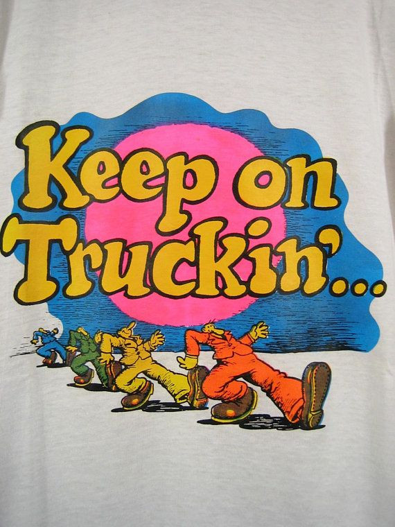 Men'S Fashion 1960S - R Crumb 1960s Keep on Truckin