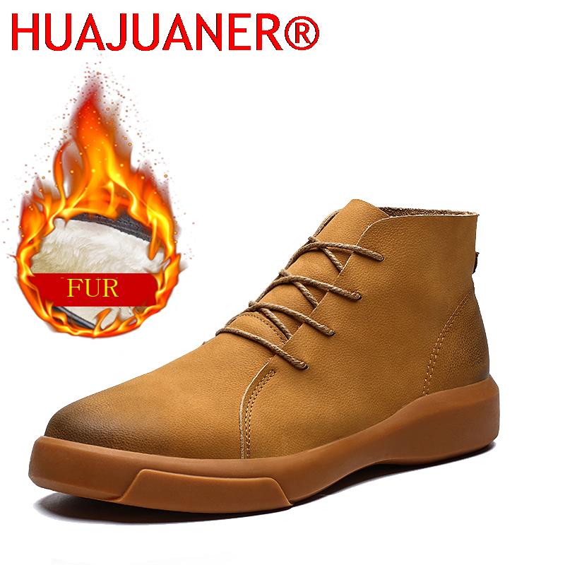 Men'S Fashion Brands - Luxury Brand Winter Fur Warm Chelsea