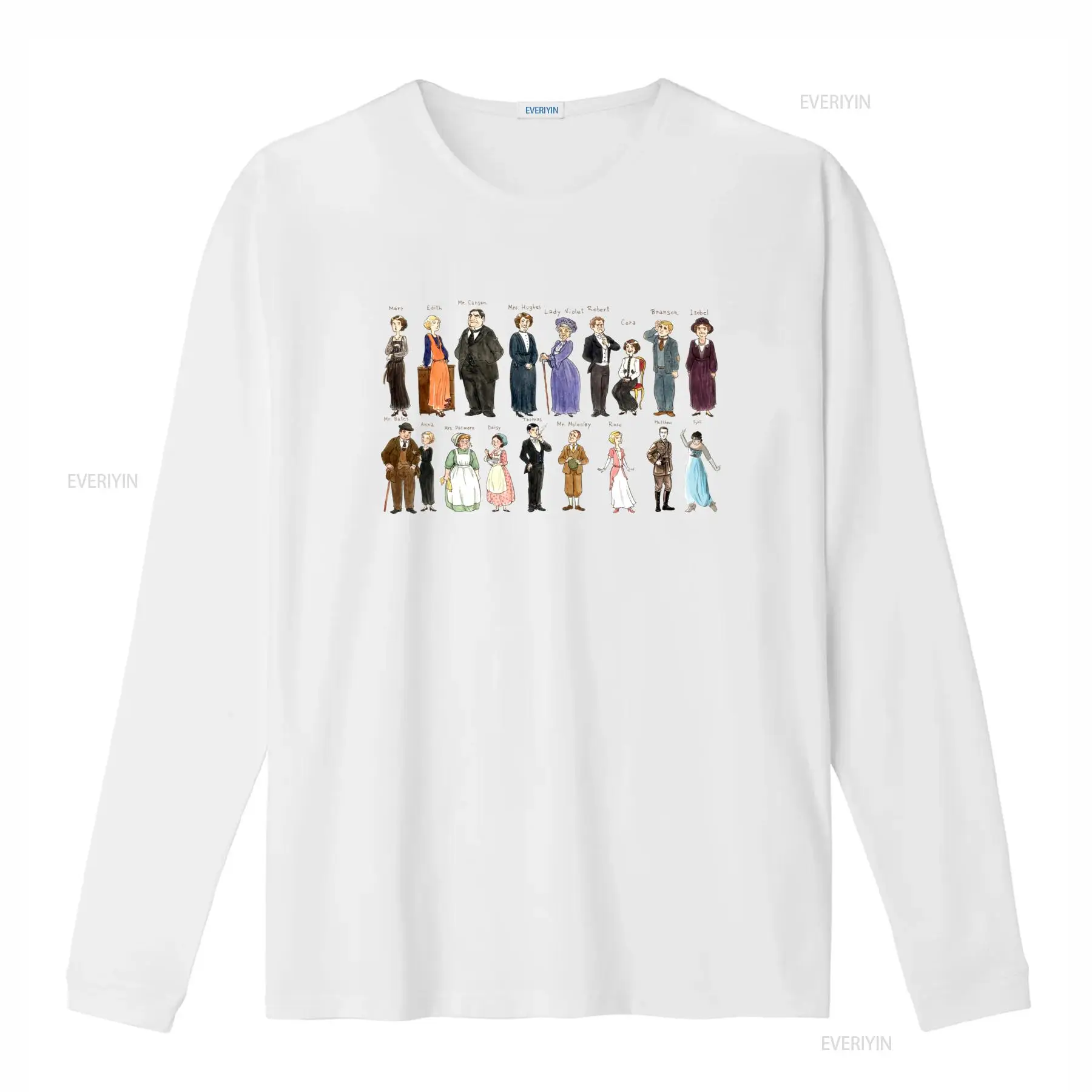 Downton Abbey Vintage Characte - огляд і ціна Men'S Fashion Oversized T Shirt