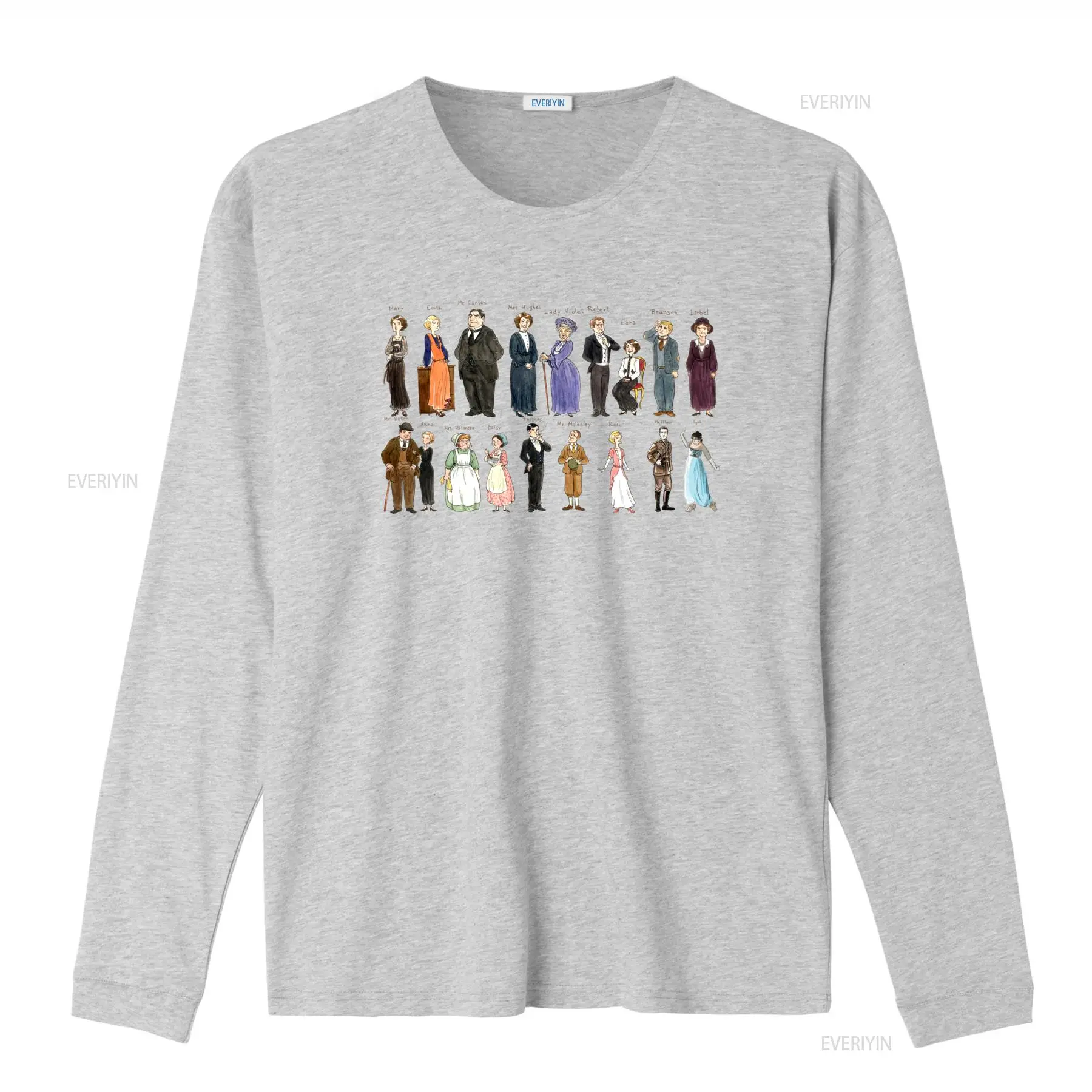 Downton Abbey Vintage Characte - огляд і ціна Men'S Fashion Oversized T Shirt