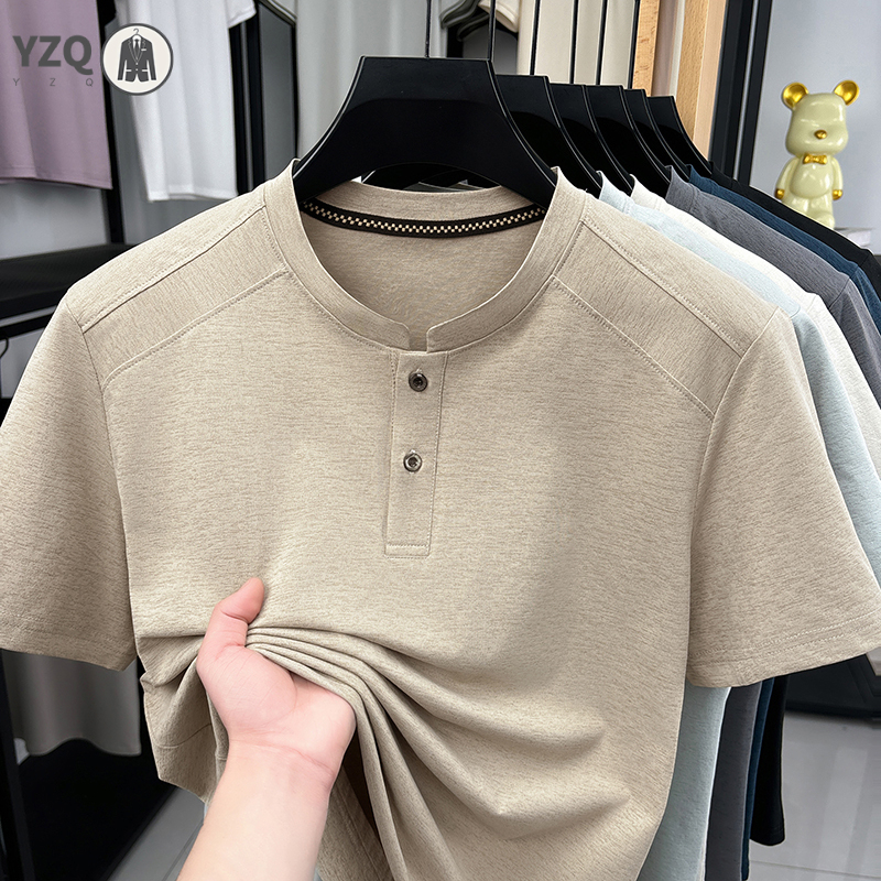 2026 Fashion Men's Henley Neck - огляд і ціна Mens Fashion Casual 2026