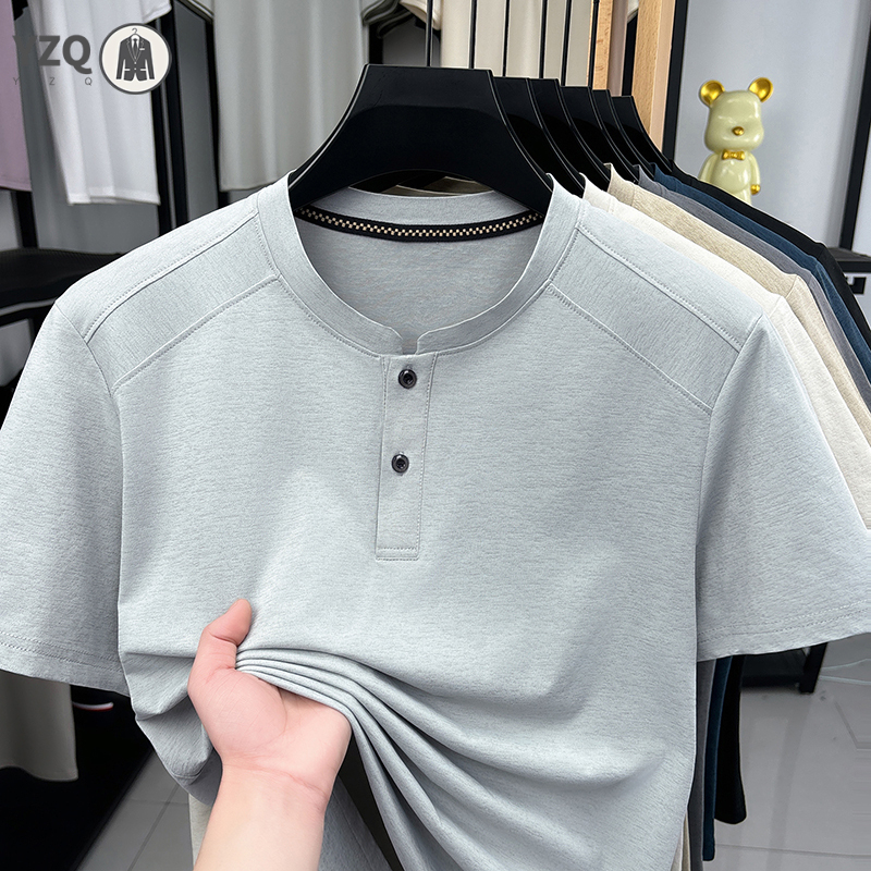2026 Fashion Men's Henley Neck - огляд і ціна Mens Fashion Casual 2026