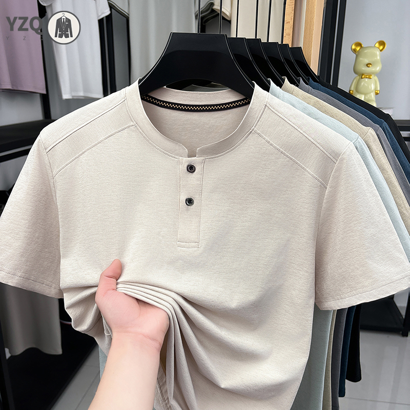 2026 Fashion Men's Henley Neck - огляд і ціна Mens Fashion Casual 2026
