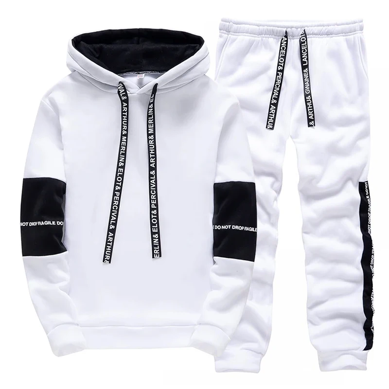 Black White Men's Tracksuit Fa - огляд і ціна Men'S Fashion Hoodie