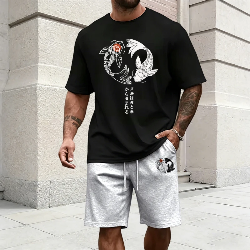 Japanese Yinyang Pattern Men's - огляд і ціна Mens Fashion Wear