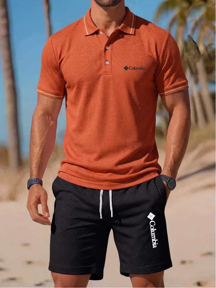 Brand Printed Polo Shirt Short - огляд і ціна Men'S Fashion Brands