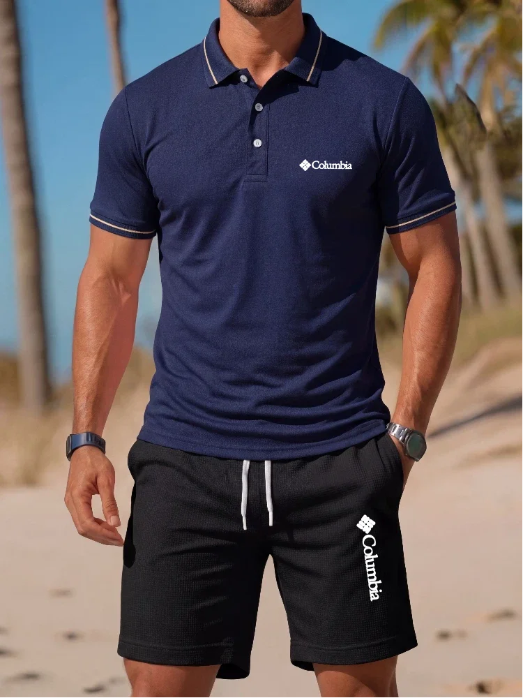 Brand Printed Polo Shirt Short - огляд і ціна Men'S Fashion Brands