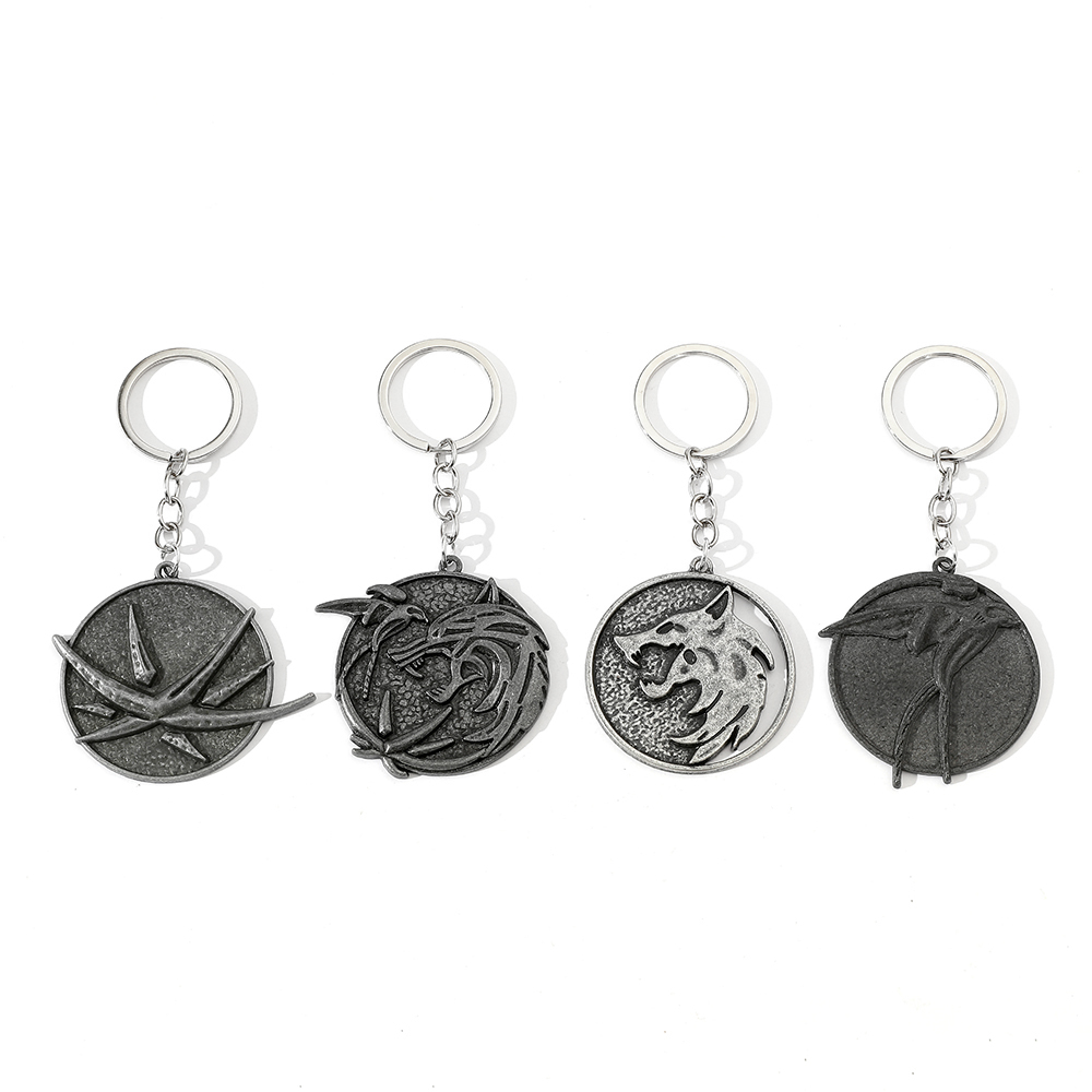 Vintage Wolf Head Keychain Gam - огляд і ціна Men Fashion Key