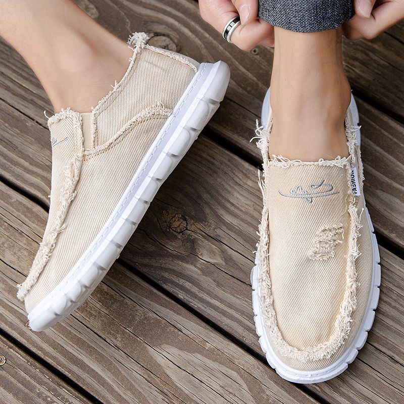 Fashion Print Canvas Shoes Men - огляд і ціна Mens Fashion Chinos