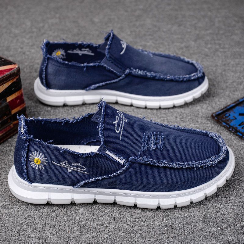 Fashion Print Canvas Shoes Men - огляд і ціна Mens Fashion Chinos