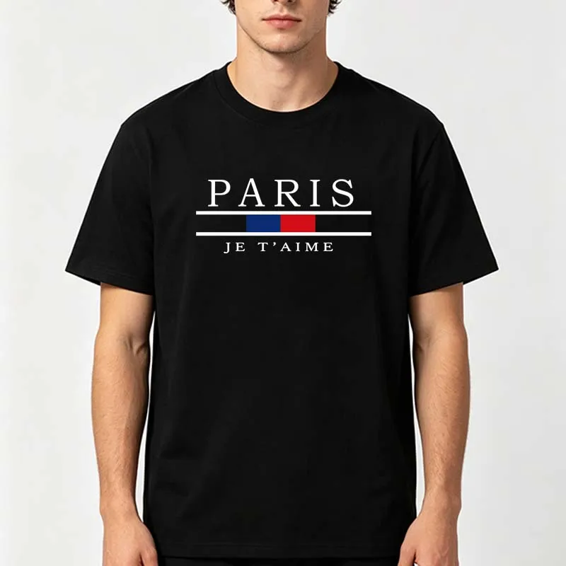 Paris Graphic Print T-shirts M - огляд і ціна Paris Fashion Men