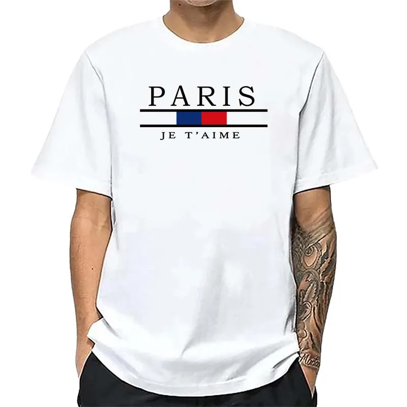 Paris Graphic Print T-shirts M - огляд і ціна Paris Fashion Men