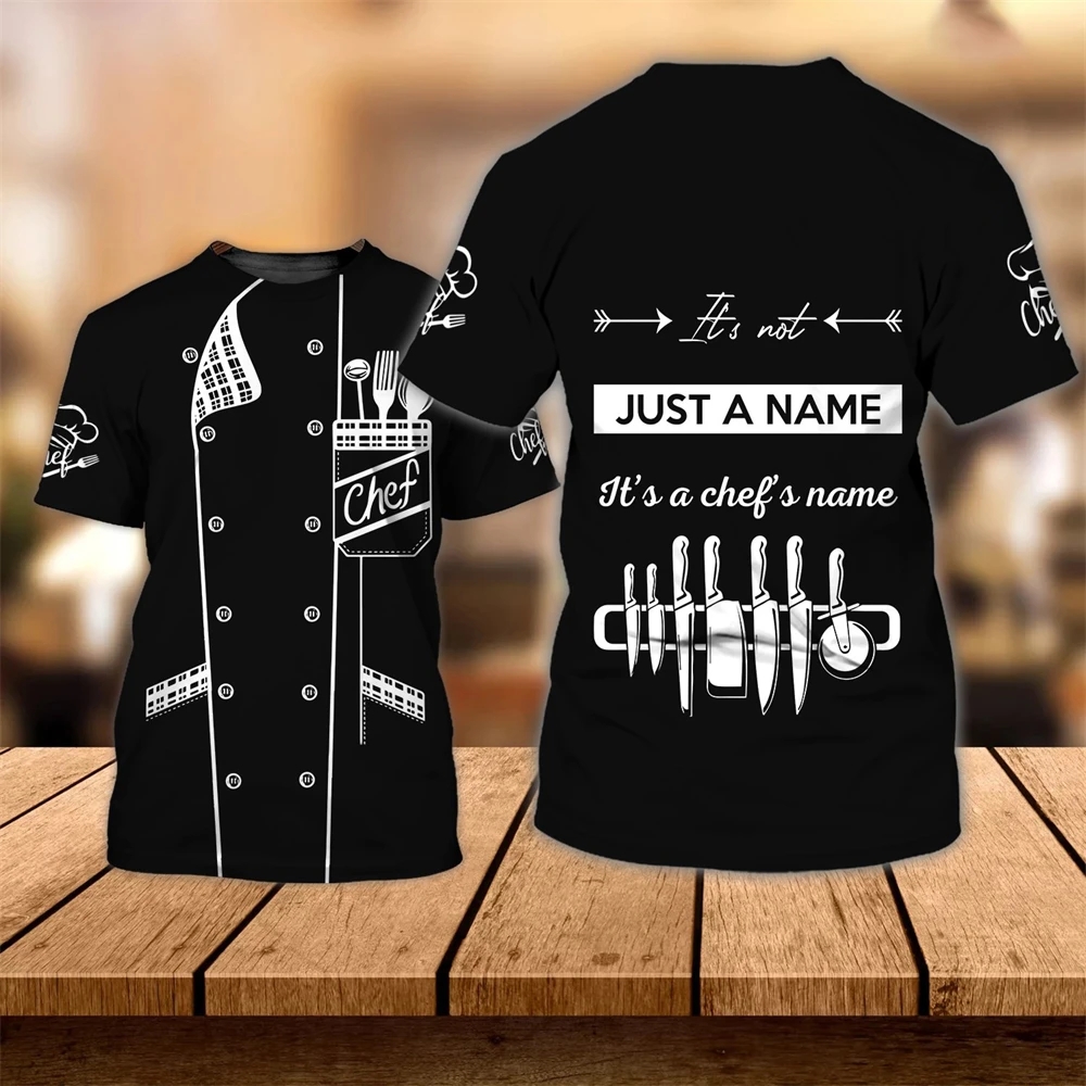 HipHop Chef Uniform Fashion Tr - огляд і ціна Men'S Fashion Oversized T Shirt