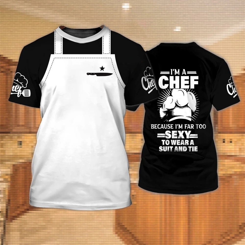 HipHop Chef Uniform Fashion Tr - огляд і ціна Men'S Fashion Oversized T Shirt