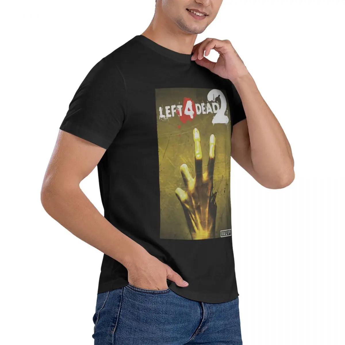 Left 4 Dead 2 T Shirt Men Fash - огляд і ціна Men'S Fashion Oversized T Shirt