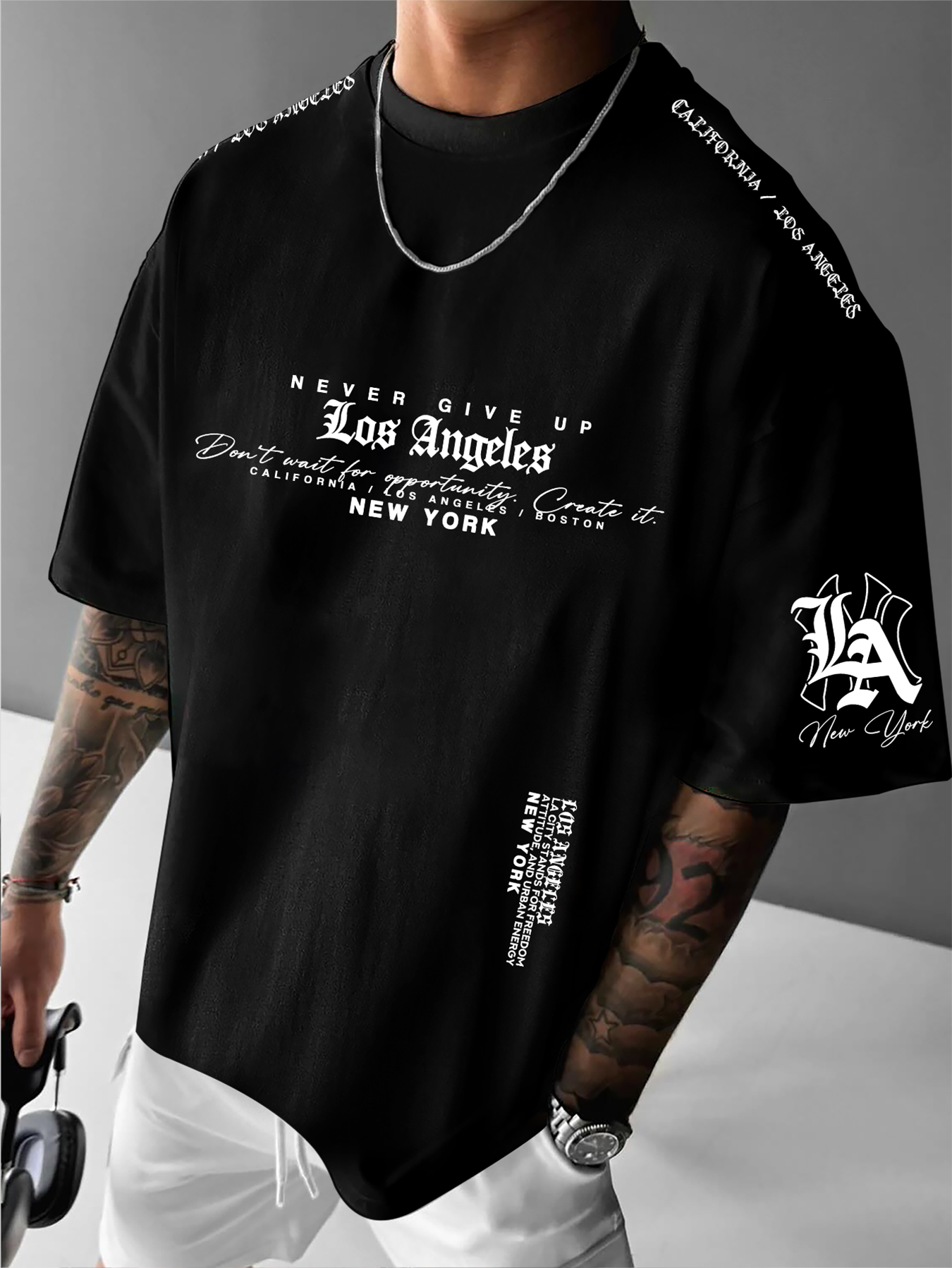 Printed T-shirt for Men New Su - огляд і ціна Men'S Fashion Quotes
