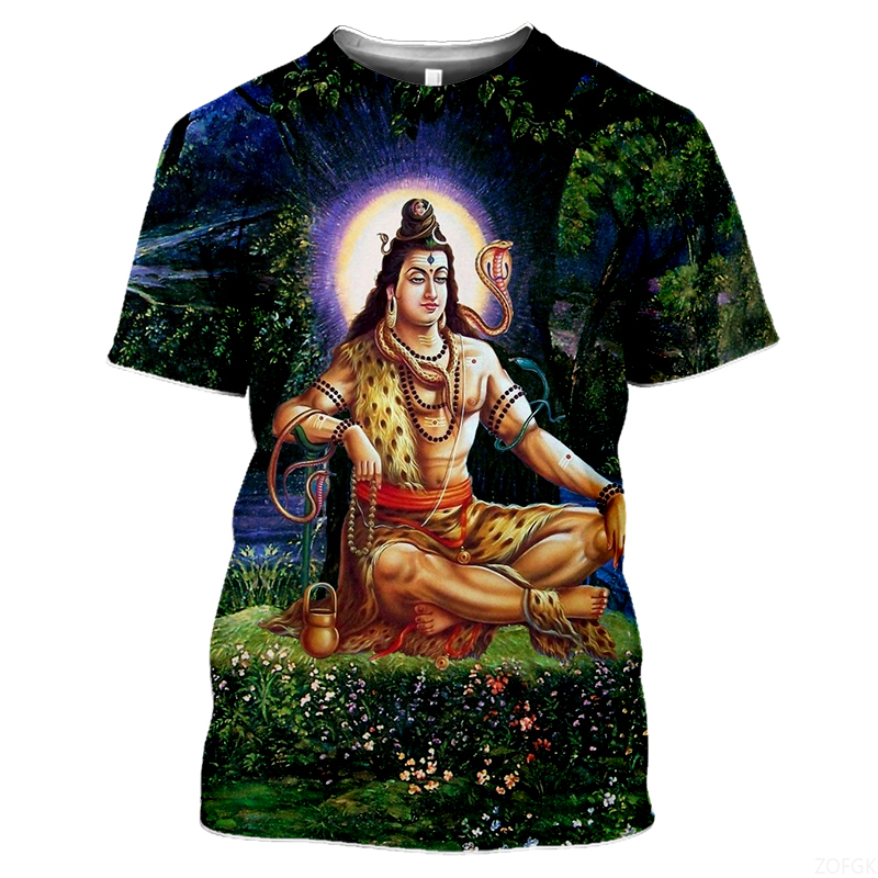 Summer Fashion Indian Deities  - огляд і ціна Men'S Fashion Oversized T Shirt