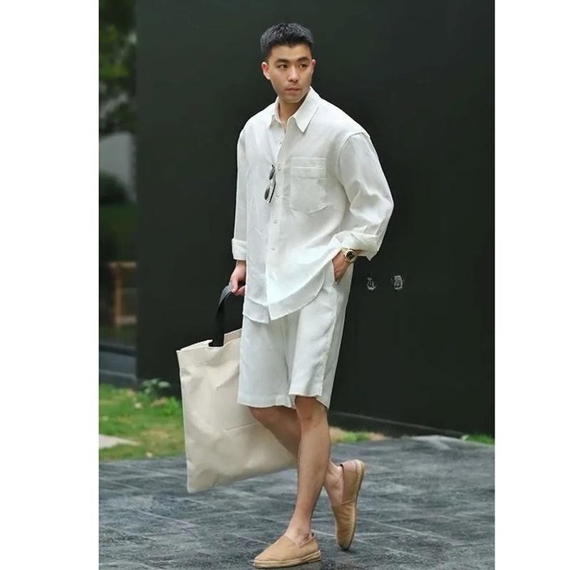 Summer Casual Set Lyocell Line - огляд і ціна Men'S Fashion For 2026