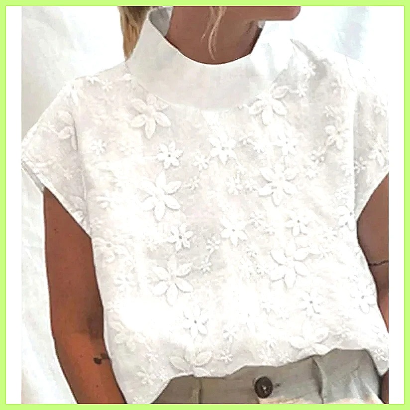 Women's Cotton Linen Pullover  - огляд і ціна Linen Shirt Summer