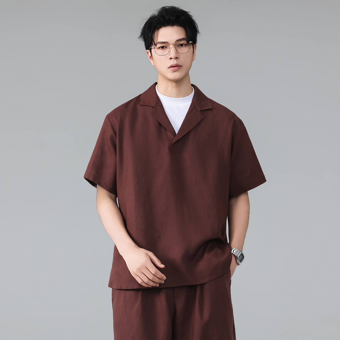 Men Summer Vintage Lightweight - огляд і ціна Linen Shirt Summer