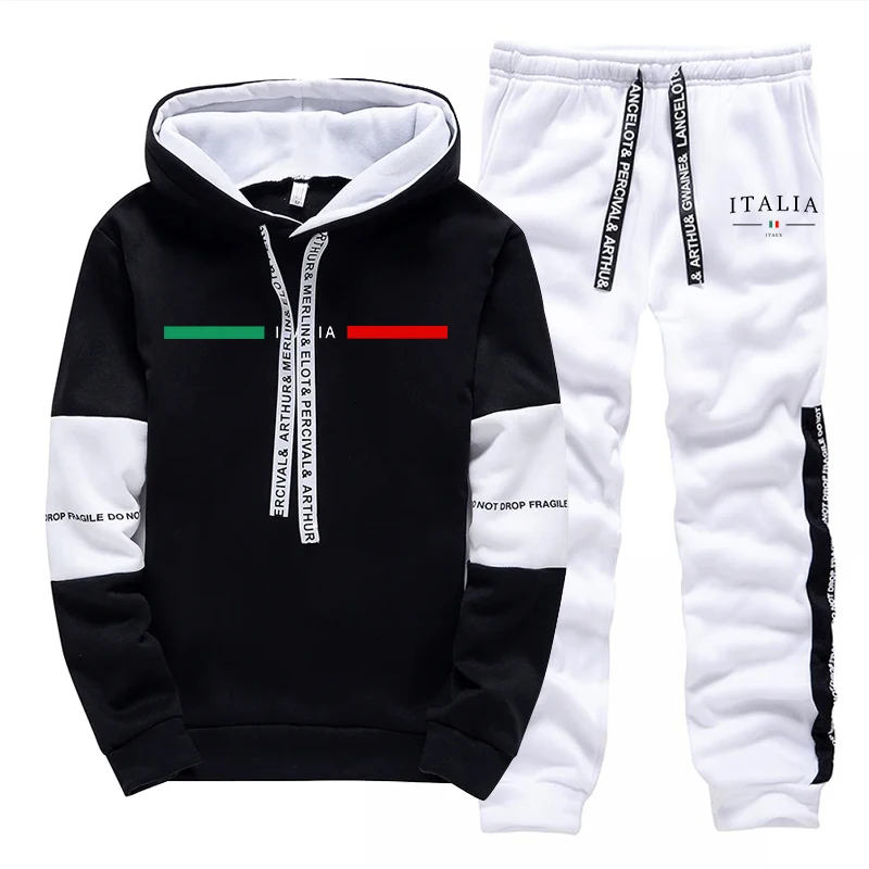Fashion Mens Tracksuit Print C - огляд і ціна Men'S Fashion Hoodie