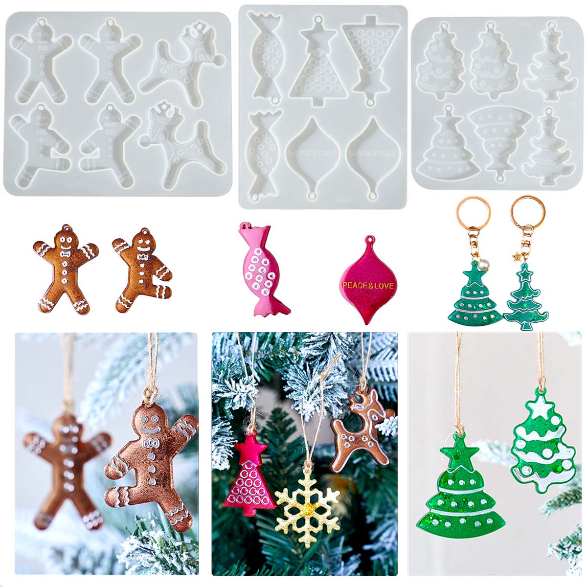 Christmas Series Earrings Pend - огляд і ціна Men Fashion Key