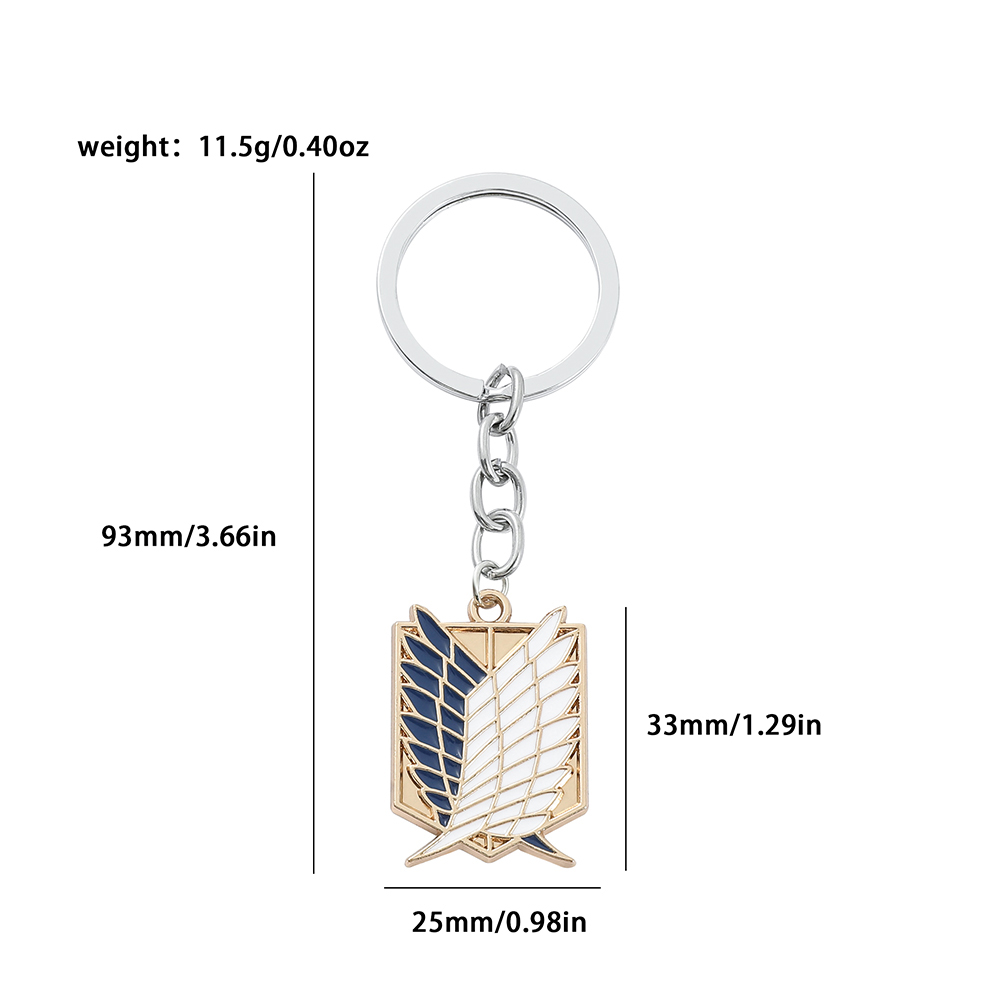 Anime Attack on Titan Enamel B - огляд і ціна Men Fashion Key