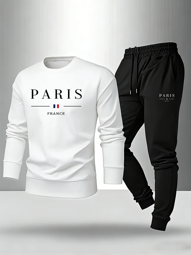 Paris Print Men's Set Pullover - огляд і ціна Paris Fashion Men