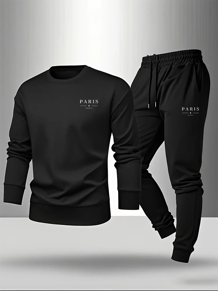 Paris Print Men's Set Pullover - огляд і ціна Paris Fashion Men