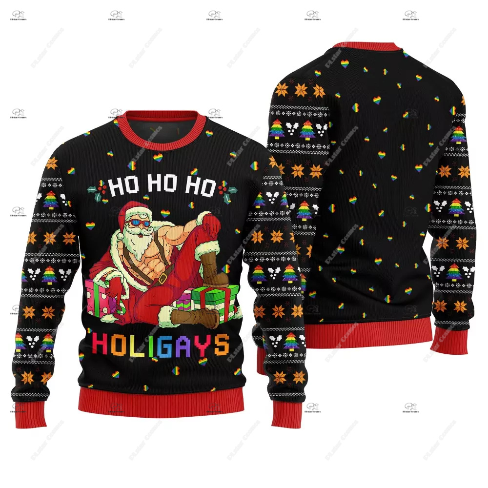 Christmas Santa Claus Pet Cat  - огляд і ціна Mens Fashion Jumpers