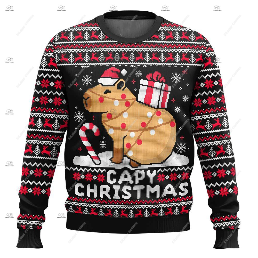 Christmas Santa Claus Pet Cat  - огляд і ціна Mens Fashion Jumpers