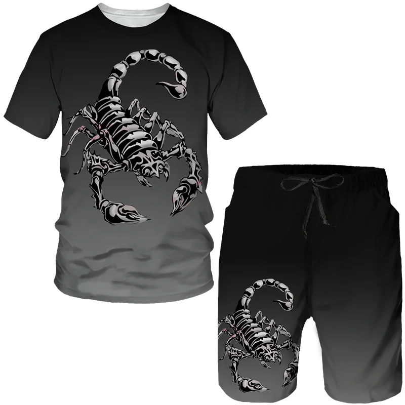 New Scorpion 3D Print T-Shirts - огляд і ціна Men'S Fashion Oversized T Shirt
