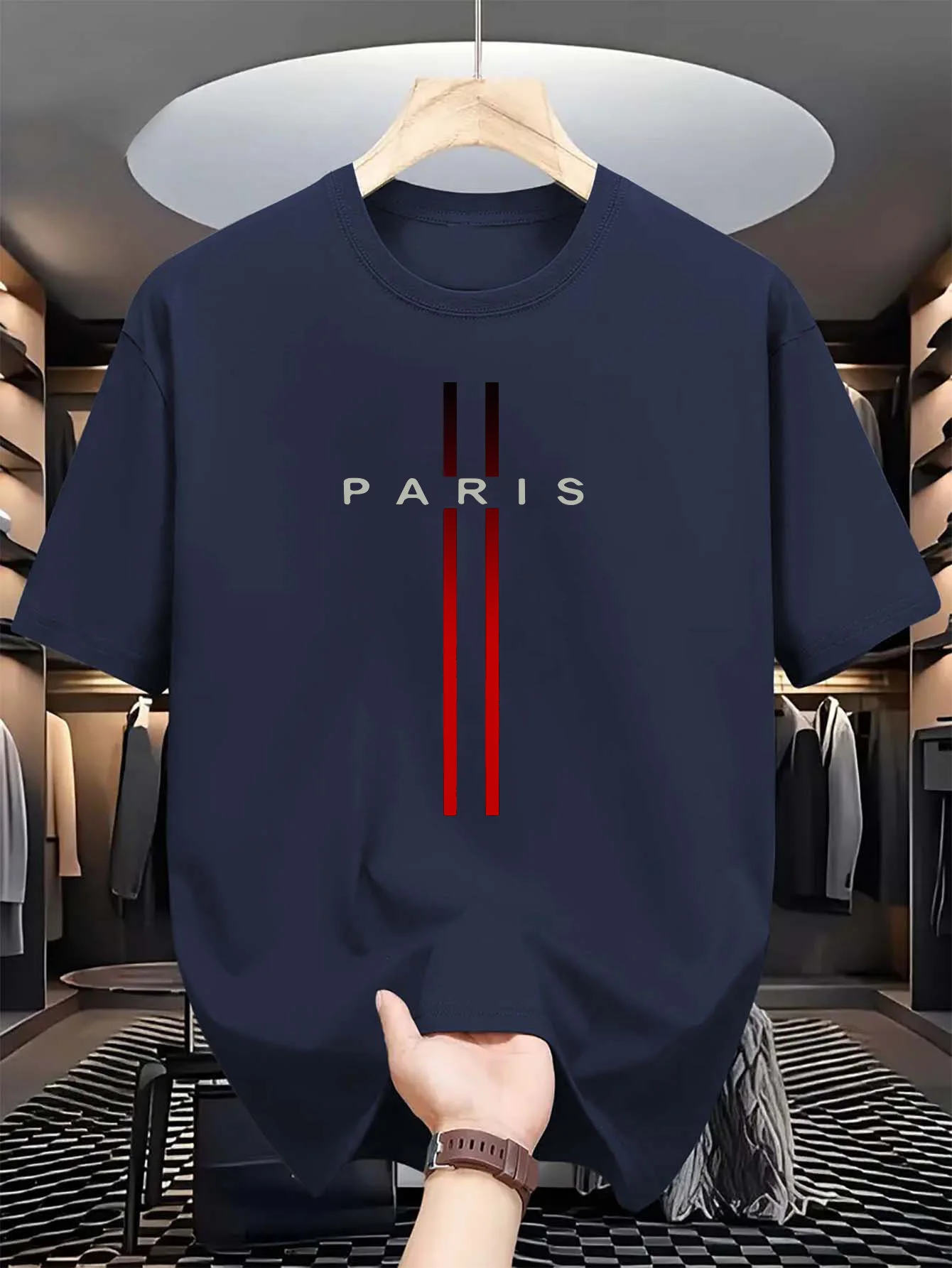Men's 100% pure cotton summer  - огляд і ціна Paris Fashion Men