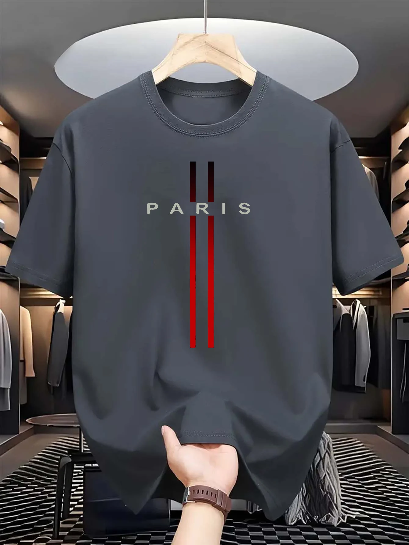 Men's 100% pure cotton summer  - огляд і ціна Paris Fashion Men