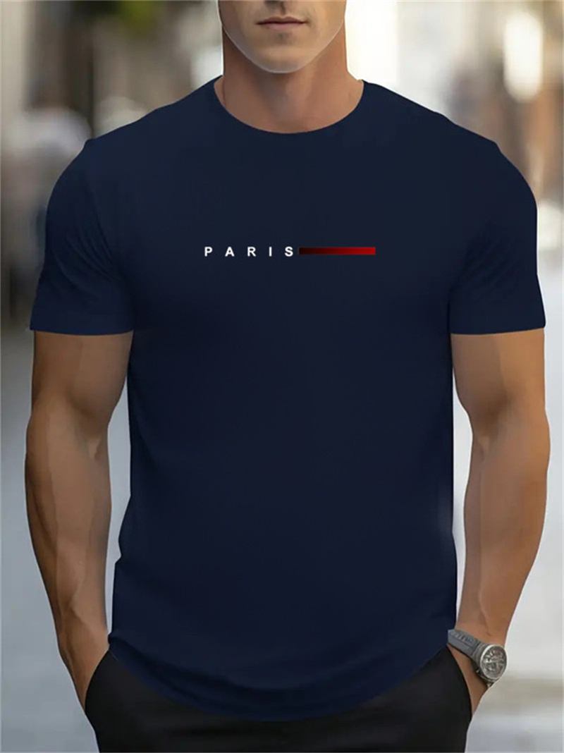 2026 Men's 100% polyester summ - огляд і ціна Paris Fashion Men