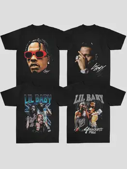 Lil Baby Hip Hop American 100% - огляд і ціна Men'S Fashion Oversized T Shirt