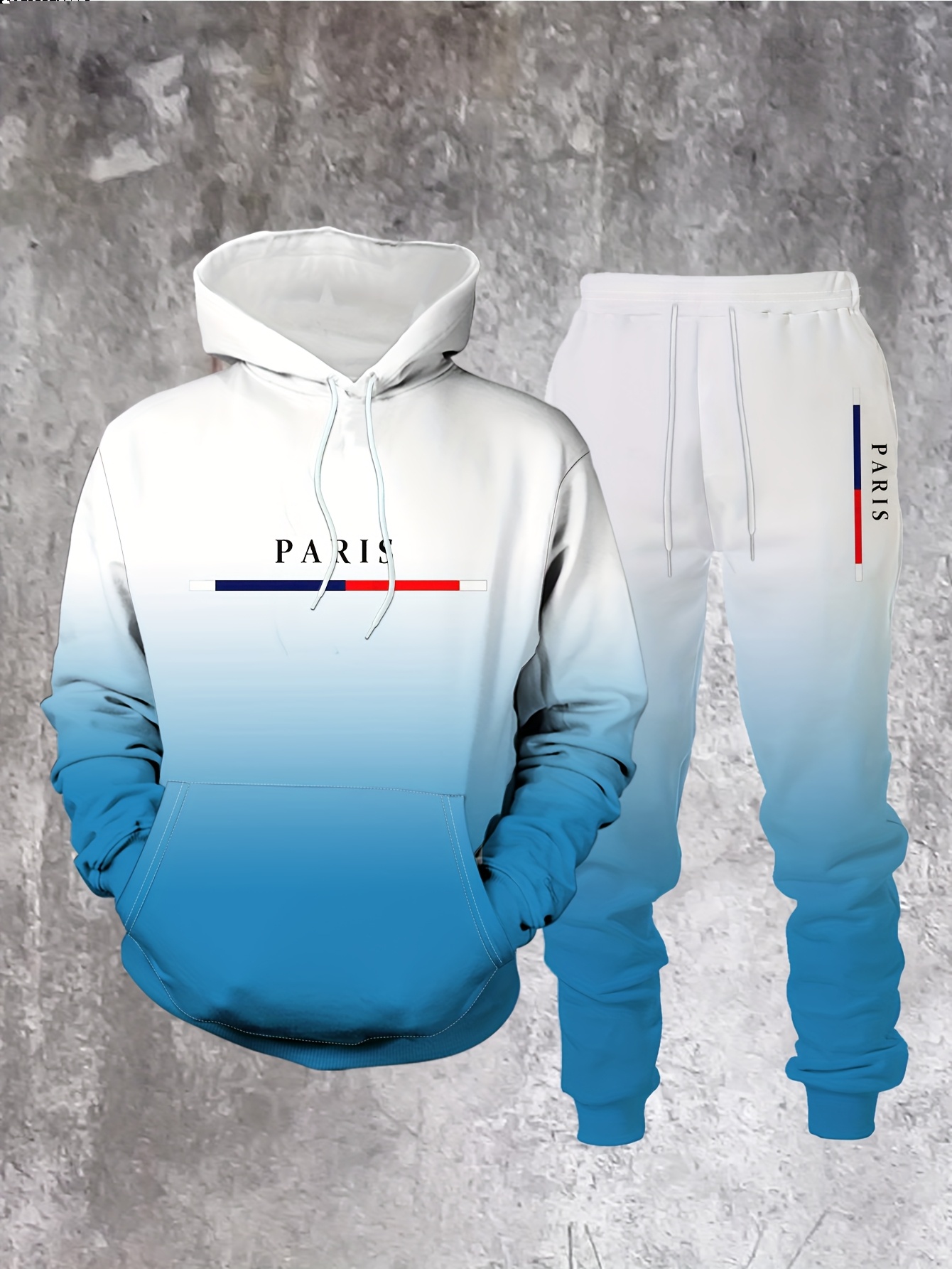 Gradient Color Paris Tracksuit - огляд і ціна Paris Fashion Men