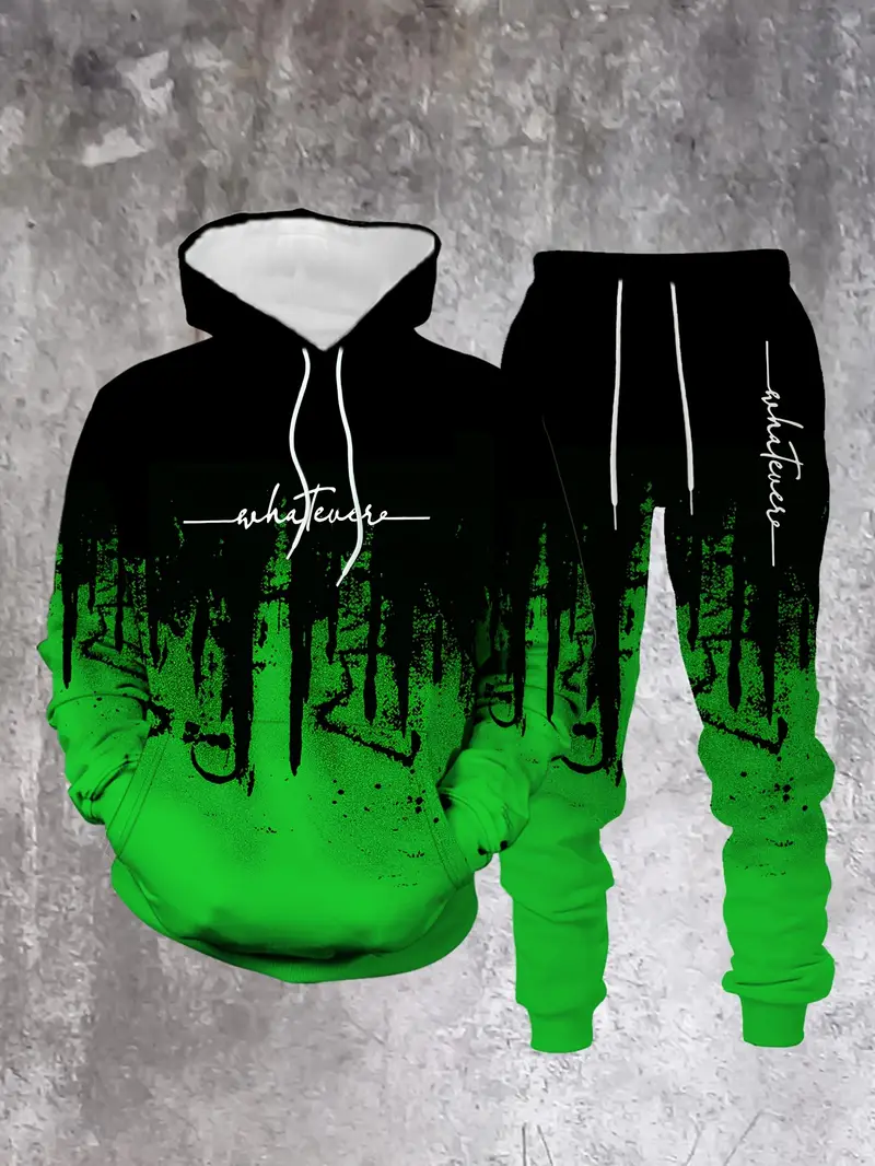 Gradient Color Paris Tracksuit - огляд і ціна Paris Fashion Men