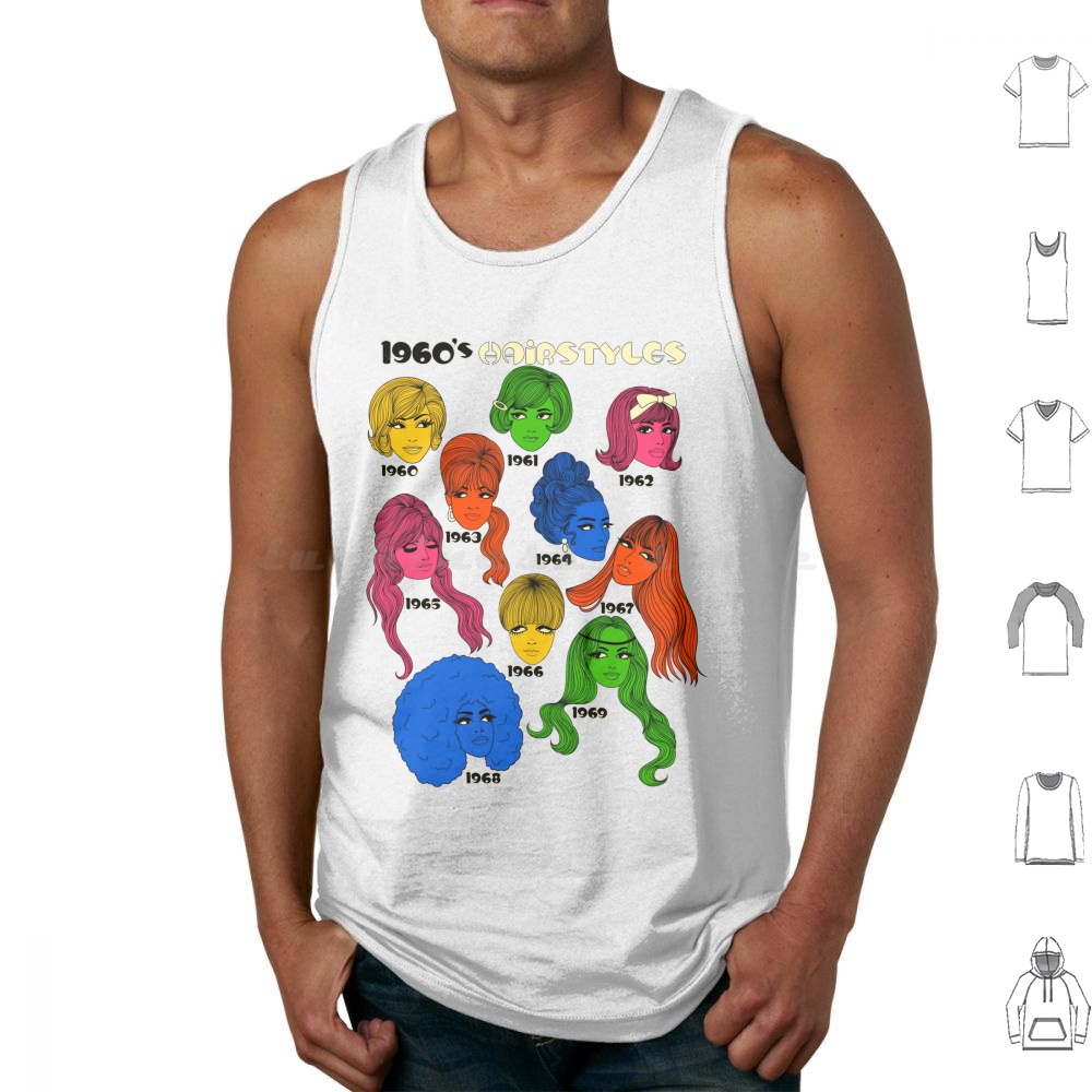 1960s Hairstyles Tank Tops Pri - огляд і ціна Men'S Fashion 1960S