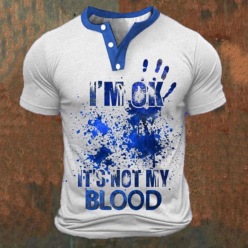 Funny 3D Letter Print Men's He - огляд і ціна Mens Fashion Wear