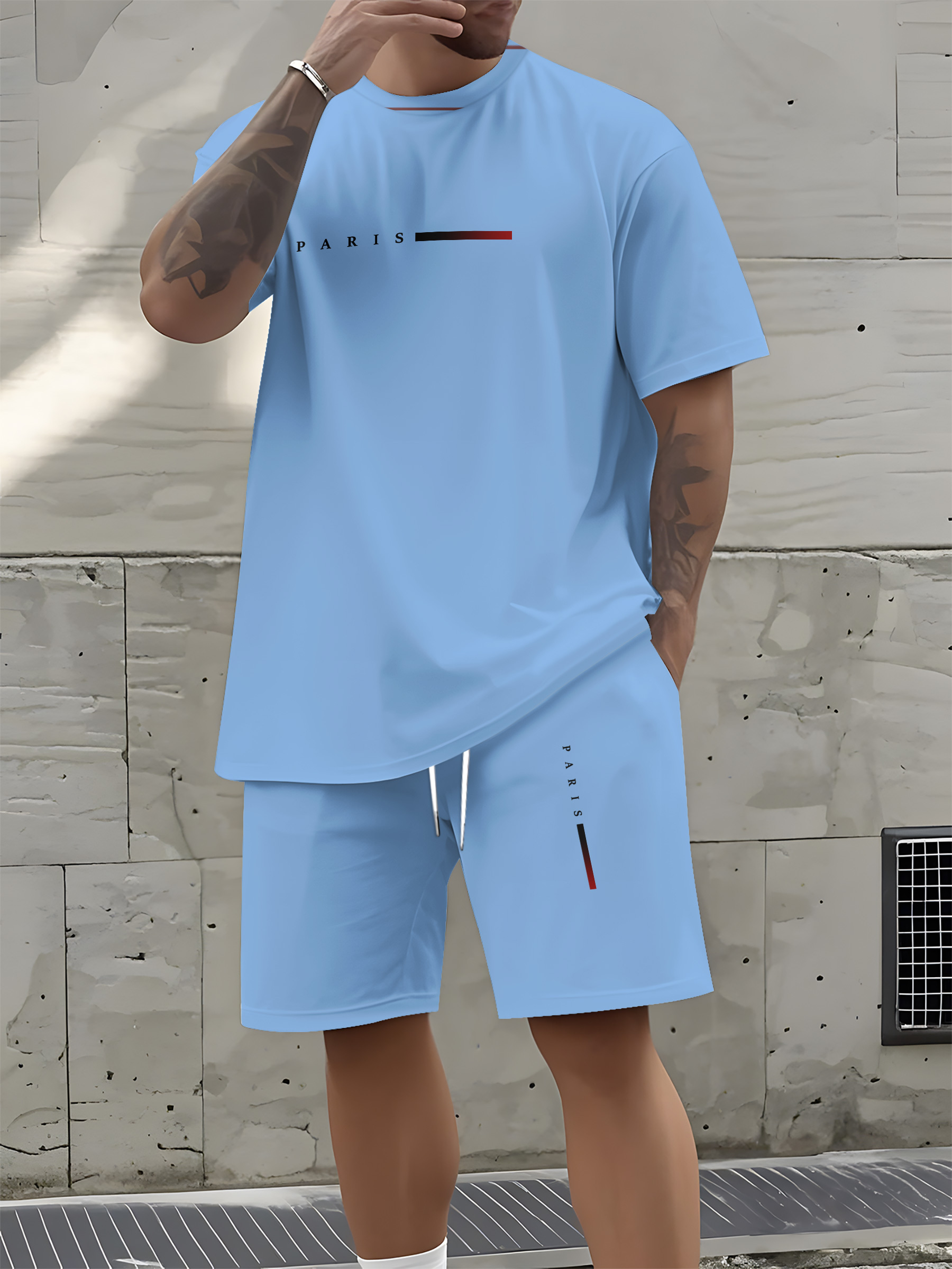 Paris Men's Casual Set Spring/ - огляд і ціна Paris Fashion Men
