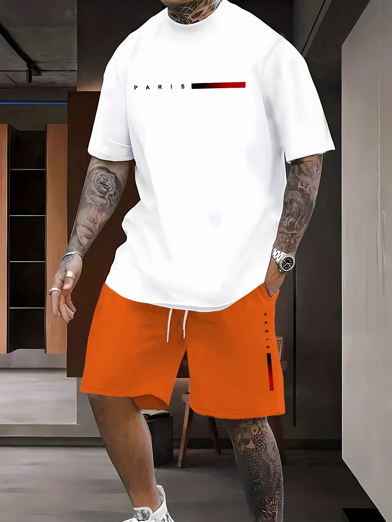 Paris Men's Casual Set Spring/ - огляд і ціна Paris Fashion Men